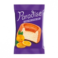 PARADISE prajitura cu jeleu portocale 25gr